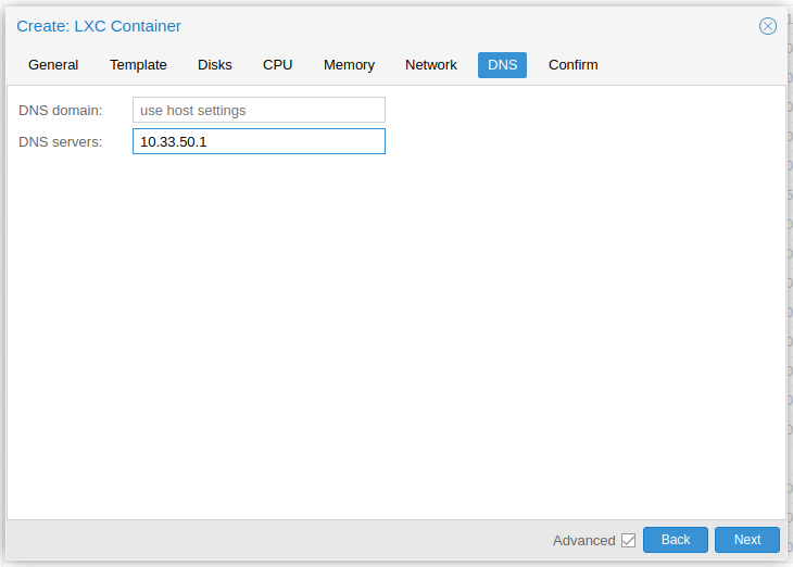 Configure DNS